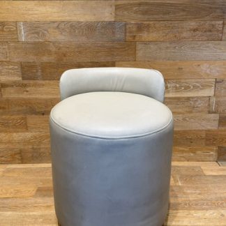 สตูล เบาะหนัง PU สีเทา