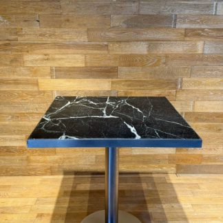 โต๊ะทานอาหาร ท็อปไม้ระแนง โครงขาไม้สัก