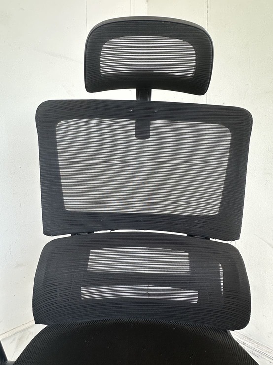 เก้าอี้สำนักงานหลังสูง มีที่พักคอ เบาะผ้า พิงหลังตาข่าย เก้าอี้สำนักงานหลังสูง มีที่พักคอ เบาะผ้า พิงหลังตาข่าย