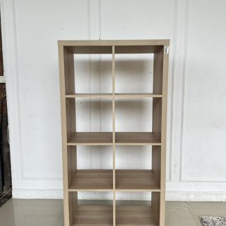 ชั้นวาง ชั้นโชว์ โครงไม้ MDF สีบีชลายไม้